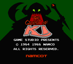 Ki no Bouken : The Quest of Ki  — Title screen